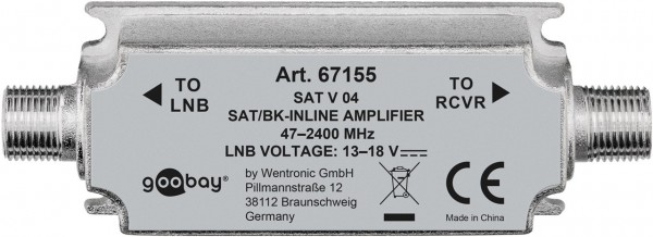 SAT/BK-Antennenverstärker 47 MHz - 2400 MHz
