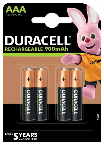 DURACELL Stay Charged HR03 AAA 900mAh BL4