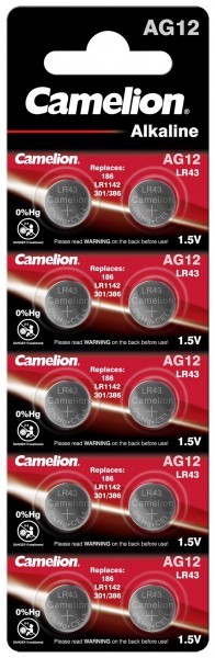 CAMELION AG12/LR43/386/186 BL10