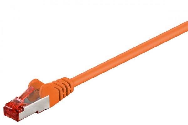 CAT 6 Patchkabel, S/FTP (PiMF), Orange