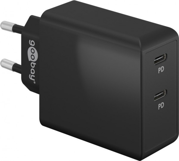 Dual-USB-C™ PD Schnellladegerät (36 W) schwarz