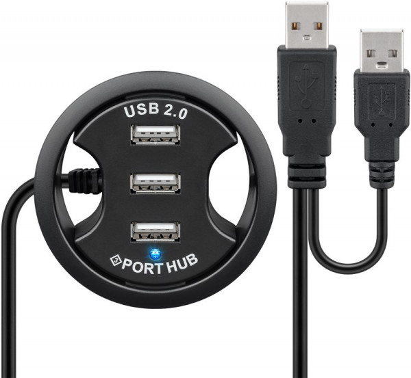 3-Port USB-Einbau-Hub