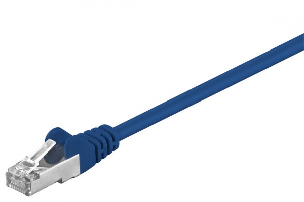 CAT 5e Patchkabel, F/UTP, Blau