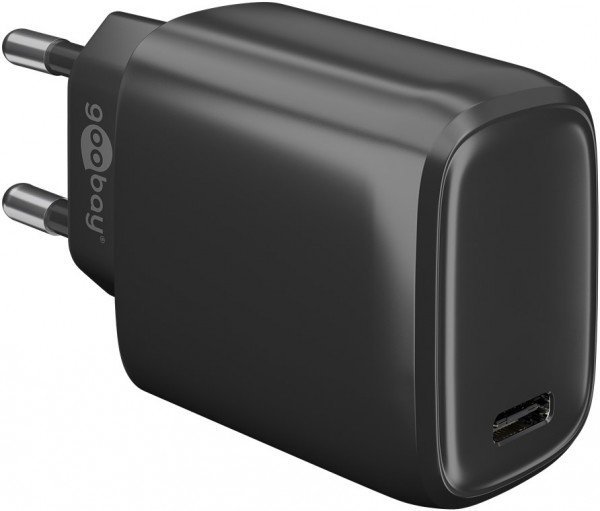 USB-C™ PD (Power Delivery) Schnellladegerät (20 W), schwarz