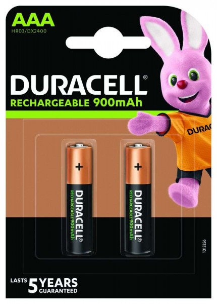 DURACELL Stay Charged HR03 AAA 900mAh BL2